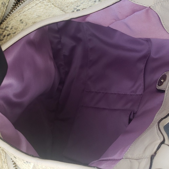 Coach Rare Madison Python Embossed Maggie Shoulder Bag - Picture 10 of 17